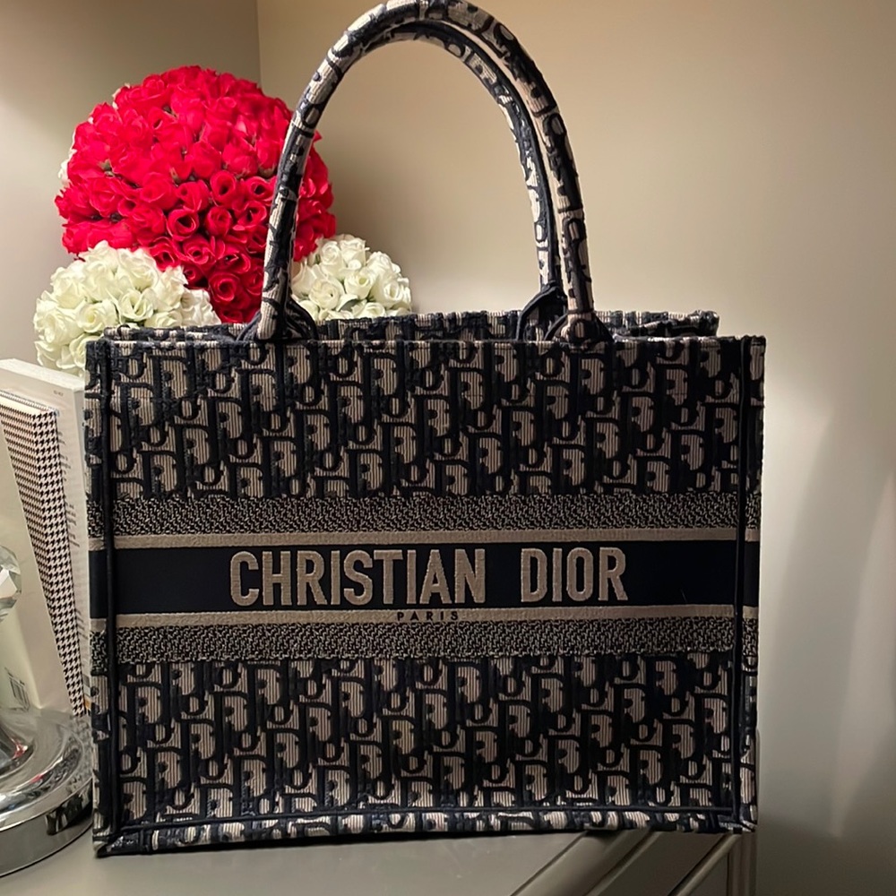 Womens bag: DIOR BOOK TOTE S CANVAS